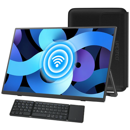 BE156EF | 15.6" Wireless Business Monitor 1080P FHD Display with Bluetooth Keyboard Portable Display