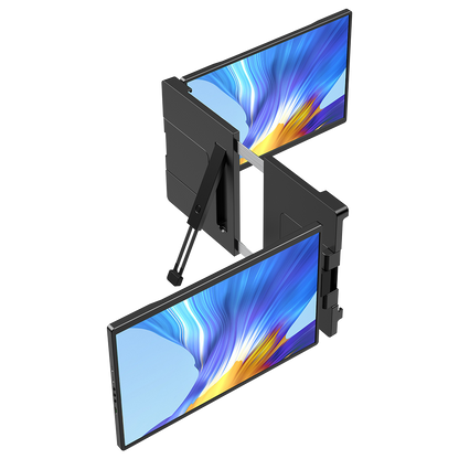 UStation Z 14 - Tri Screen Laptop Monitor Extender Triple Display Portable Workstation